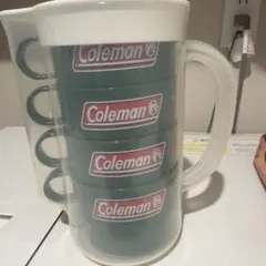 Coleman マグカップ4個とピッチャーセット