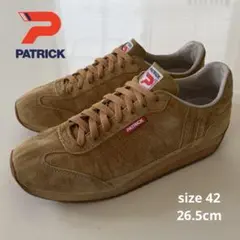 PATRICK スニーカー スエード ブラウン size42 26.5cm - メルカリ