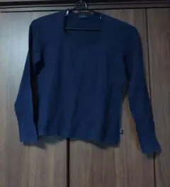 oui ネイビー 長袖Tシャツ