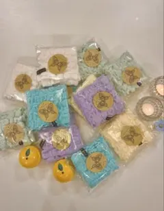 【5枚セット売り】Coffle towel カラフルハンカチ