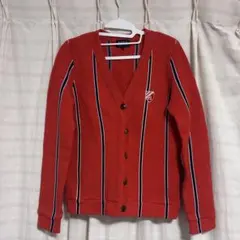 【パーリーゲイツ】ストライプカーディガン