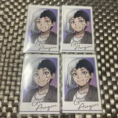 amocafe Dr.stone ビジュアルカード　あさぎりゲン　4枚セット