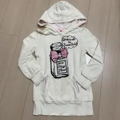 メゾピアノ パーカーチュニック