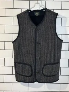 【BARNS 】ビーチクロス ベスト ごま塩 日本製　38！