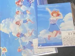 きゃらっとくじ 五等分の花嫁 B賞 四葉 アクリルアートパネル クリアファイルのサムネイル