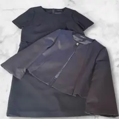 極美品BLACK GALLERY フォーマルワンピース　黒11AR