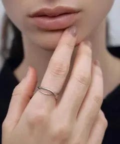 [SILVER] DOUBLE HOOP RING ダブルフープリング