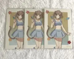 アイドルマスター シャイニーカラーズ 郁田はるき ブロマイド まねきねこ 3枚