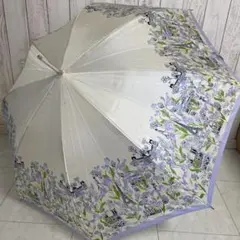 【新品未使用】NINA RICCI ニナリッチ 長傘 雨傘 耐風 イラスト 総柄