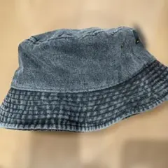 newhattan デニム バケットハット ライトブラック