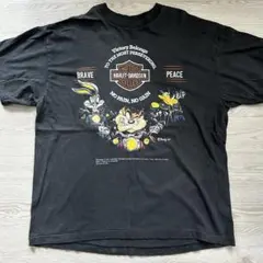 激レア 90s ハーレーダビッドソン x ルーニーチューンズ Tシャツ USA製