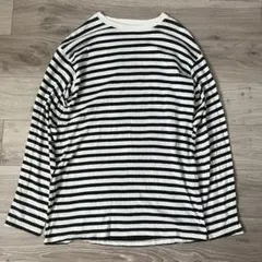 お値下げ】匿名配送 UNUSED ボーダー 長袖カットソー サイズ3 - メルカリ