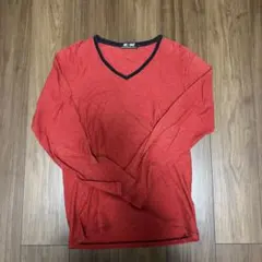 beams 赤ボーダー ロンtのサムネイル