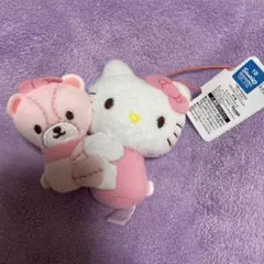 【ピンク】ハローキティ　カラフルペアマスコット
