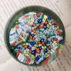 【美品】極美　ペーパーウェイト ミルフィオリ 超絶技巧 美品】極美 ペーパーウェイト ミルフィオリ 超絶技巧 美品】極美