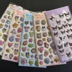 キャラクターシール 5シートセット