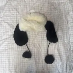 スヌーピー　帽子　ファー