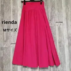 rienda　リエンダ　スカート　Mサイズ　ピンク　フレア　ポリエステル100%のサムネイル