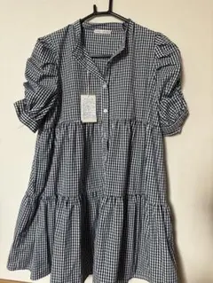 continuer de NICE CLAUP ギンガムチェックワンピース