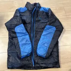 Puma ダウンコート 黒/青　150