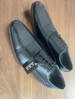 ［新品］ビジネスシューズ ストレートチップ ブラックのサムネイル