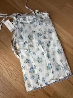 新品未使用　タグ付き　MAMAIRUKO 花柄　カフェカーテン