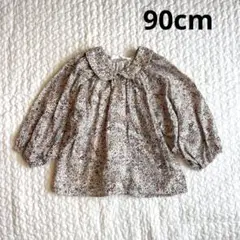 花柄ブラウス　90cm