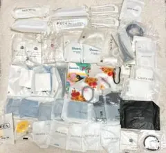 ホテルアメニティ　まとめ売り　大量　ヘアブラシ　ヘアバンド　シャワーギャップ