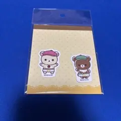 Rilakkuma カフェ　ダイカットステッカー コリラックマ チャイロイコグマ