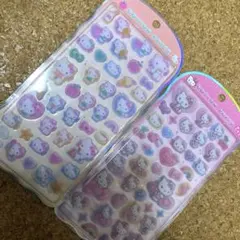 【新品】コットンパフィーシール　サンリオ　ハローキティ　2枚セット