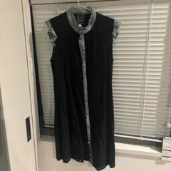 cynthia rowley ノースリーブワンピース ブラック サイズ2
