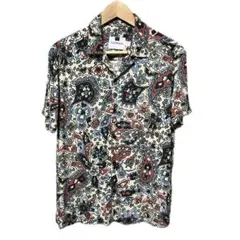 TOPMAN ペイズリー柄 オープンカラー半袖シャツ 総柄のサムネイル