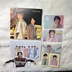 なにわ男子 道枝駿佑 公式写真 クリアカード ステッカー グッズセット売り