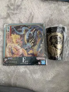 一番くじ　ワンピースex 色紙、タンブラーセット