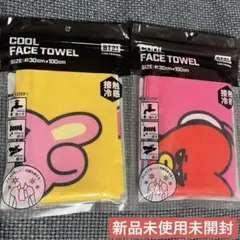 BT21 BTS 接触冷感タオル クールフェイスタオル 2点セット