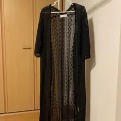 LOWRYS FARM ロングレースカーディガン