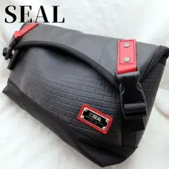 希少 SEAL ボディバッグ タイヤチューブ 防水 日本製 赤 ワンショルダー