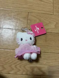 ハローキティ ぬいぐるみ キーチェーン付き