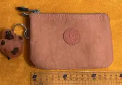 【キプリング】KIPLING ポーチ ピンク系 3層構造 モンキーチャーム付のサムネイル