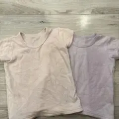 GITA 키즈 반소매 이너 2장 세트 110 cm