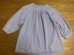 greenlabelrelaxing ストライプ柄 7分袖Lサイズ