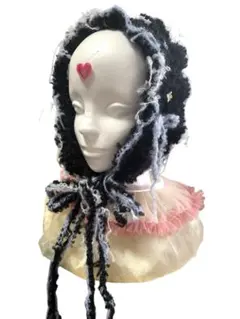 ハンドメイド　イヤマフ　フリル　ガーリー　撮影やイベントに♡