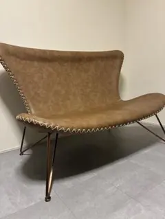 KARE バタフライソファ 2人掛け 本革 レザー 廃番モデル カフェ風