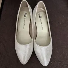 Oriental Traffic シルバーパンプス 24.5cm