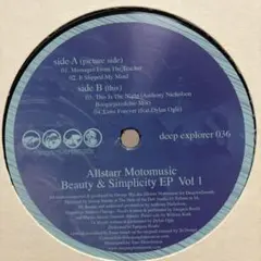 Beauty & Simplicity EP Vol 1 レコード