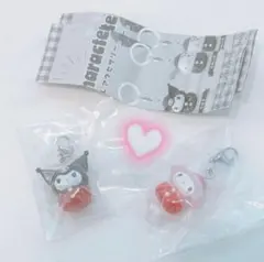 サンリオキャラクターズ いちご　めじるし　アクセサリー　クロミ　マイメロ