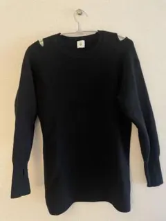 6(ROKU) BEAUTY&YOUTH カットオフニット　ブラック