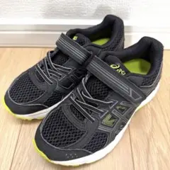 asics キッズスニーカー 黒 19.5cm