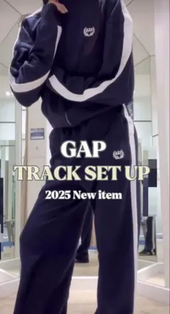 GAP ネイビー ジャージパンツ&トラックジャケット セットアップ XXS