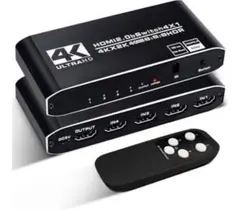 最終価格‼️HDMI 2.0 切替器 4K 60Hz 4入力1出力 リモコン付き